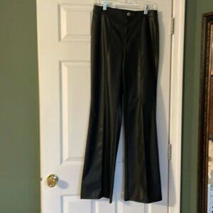 Black 6 Wild Fable Boot Cut, sleek black pleather pants, elongate legs